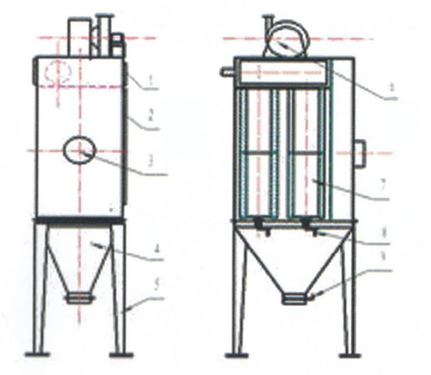 滤筒式除尘器结构图.png